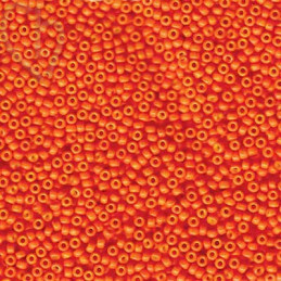 Rocaille 11/0 Miyuki Dyed Harvest Orange 11-2042 - Boutique Charlotte