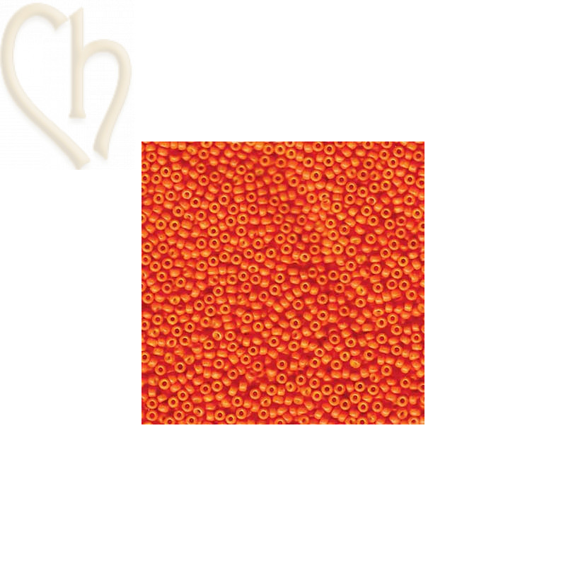 Rocaille 11/0 Miyuki Dyed Harvest Orange 11-2042 - Boutique Charlotte