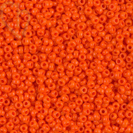 Rocaille 11/0 Miyuki Duracoat Opaque Orange 11-9406 - Boutique Charlotte