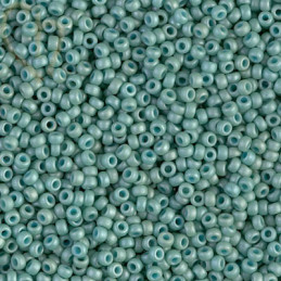 Rocaille 11/0 Miyuki Mat Opaque Seafoam Luster 11-2028 - Boutique Charlotte