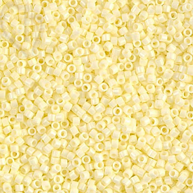 Miyuki Delica Dyed Opaque Pale Yellow - 11/0 5gr - DB1491