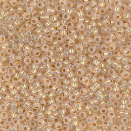 Rocaille 11/0 Miyuki 24kt Lined Gold Opal 11-9196 - Boutique Charlotte