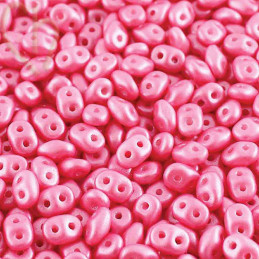 SuperDuo Matubo Pearl Shine Light Pink DU0502010-24004 | Boutique Charlotte