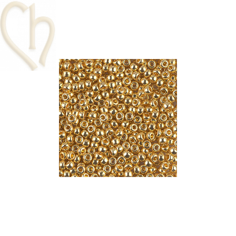 Miyuki Roc8/0 - 24KT Gold Plated 191