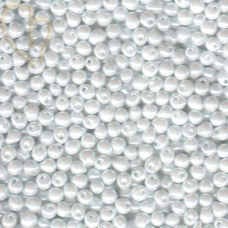 Drop kralen Miyuki 3,4mm - White Pearl DP-9420