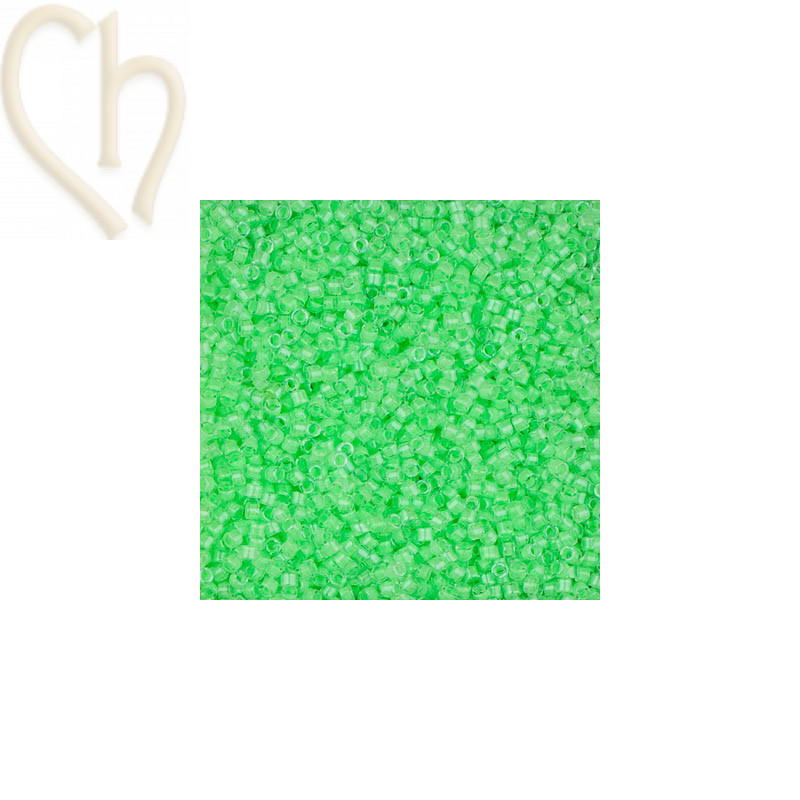 Miyuki Delica 11/0 Beads Luminous Mint Green - DB2040 | Boutique Charlotte