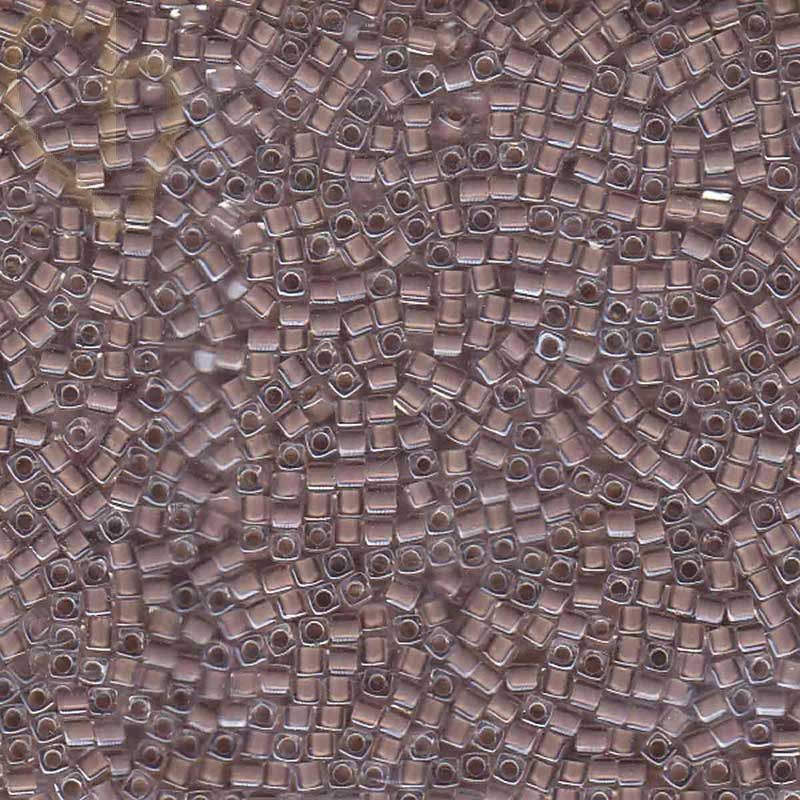 Miyuki Cube 1.8mm Blush Lined Crystal SB18-215 | Boutique Charlotte