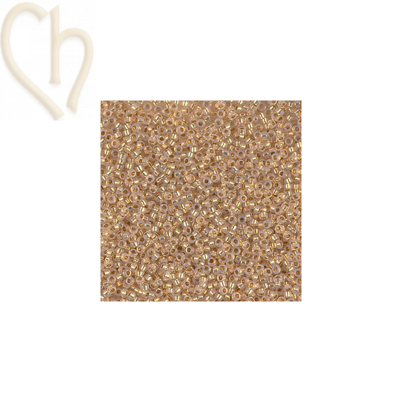 Miyuki 24kt Yellow Gold Lined Opal  15/0 – Add Sparkle