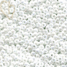 Miyuki Seedbeads 8/0 - White Pearl Ceylon 8-9420