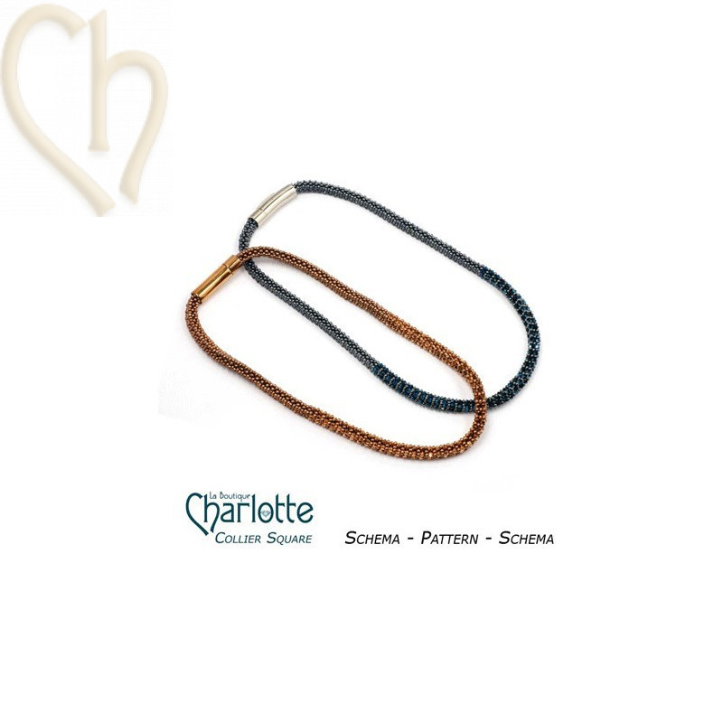 Schema du collier "Square"