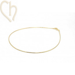 Collier anti-allergique Boa 42cm avec fermoir musqueton