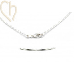 Anti-allergic Boa necklace 42cm with lobsterclasp