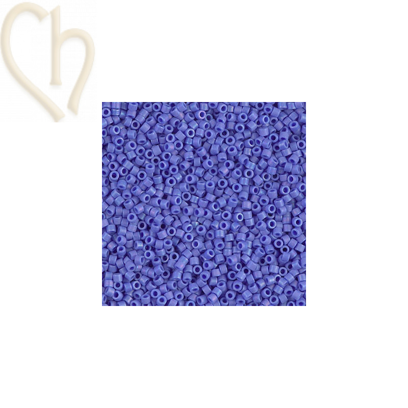 Miyuki Delica Opaque Cyan Blue AB matte - 11/0 5gr - DB1579
