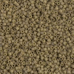 Miyuki Delica 11/0 Beads Opaque Green Tea Luster DB0390 | Boutique Charlotte