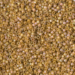 Miyuki Delica 11/0 Beads Duracoat Galv. Matte Honey DB2303 | Boutique Charlotte