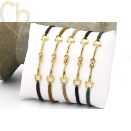 Kit Bracelet Macramé à Faire Soi-même – Boucle Doré Gold Plated | Boutique Charlotte