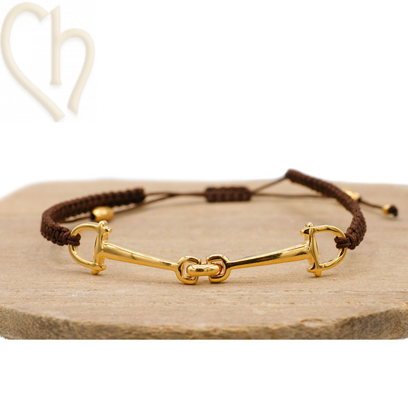 Make Your Own Macramé Bracelet – DIY Kit Gold Plated Bar | Boutique Charlotte
