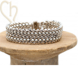 Bracelet Flat Spiral Stitch à Faire Soi-même – Kit avec Schéma Gratuit | Boutique Charlotte