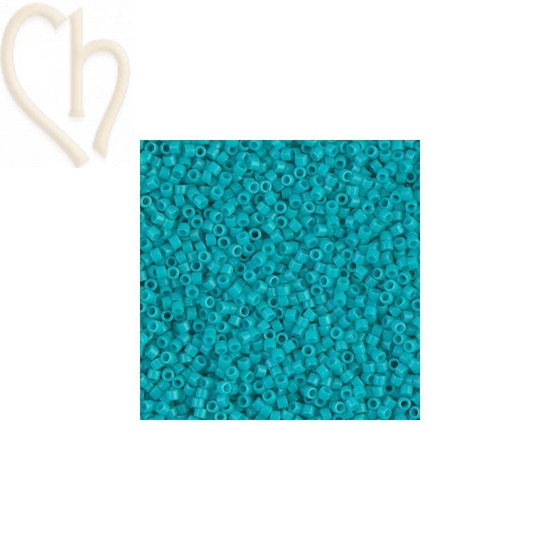 Miyuki Delica 11/0 Kralen Dyed SF Turquoise Green DB0793 | Boutique Charlotte