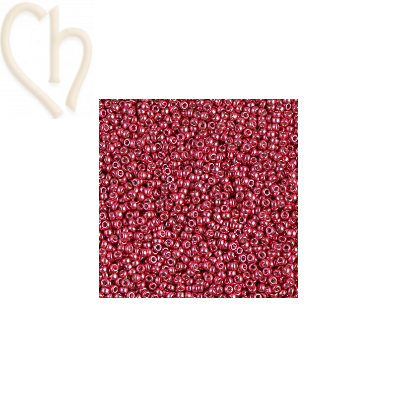 Miyuki Miyuki Light Cranberry Galv. Duracoat  15-4211  15/0 – Sprankelende Kralen