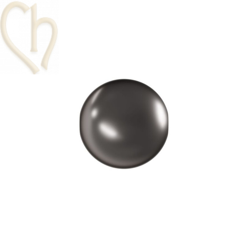 Austrian Crystal Nacre 4mm Dark Grey Pearl
