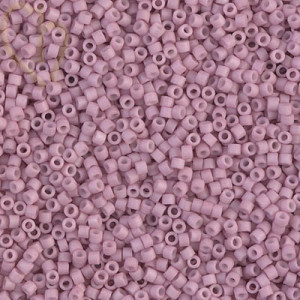 Miyuki Delica 11/0 Beads Opaque matte Dusty Orchid DB0144 | Boutique Charlotte