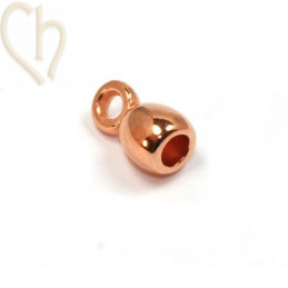 endcap 6*11mm rose/yellow gold