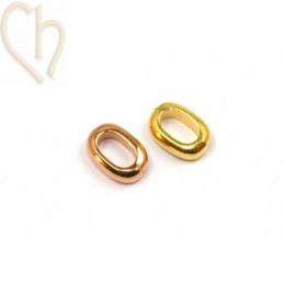 metalen ringetje ovaal 6*8mm