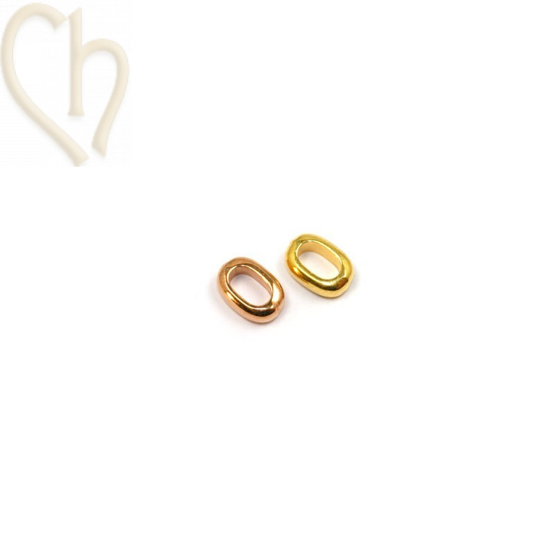 anneau metal oval 6*8mm