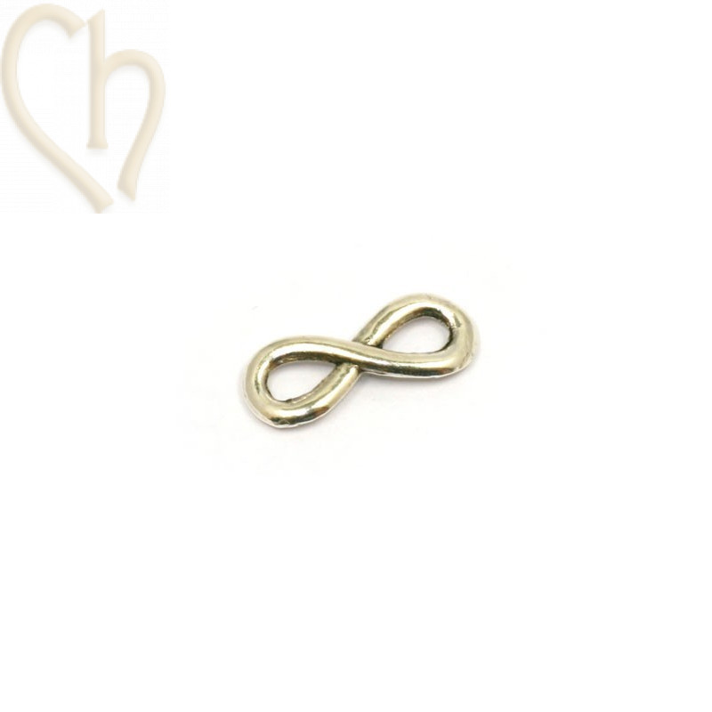 pendentif "infinity" metal 15*6mm