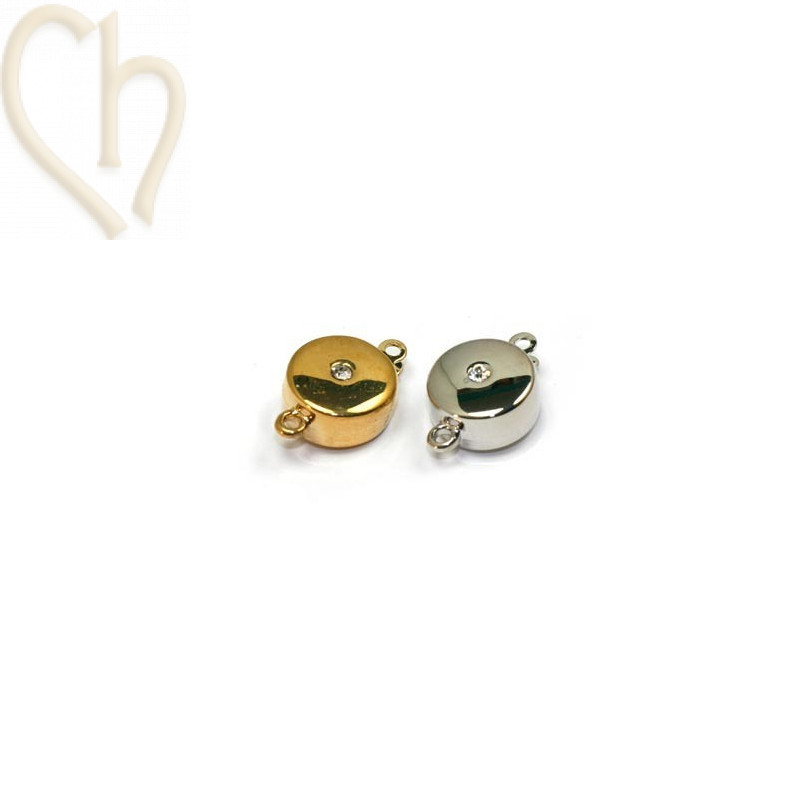 slot 1-rij rond met 1 strass