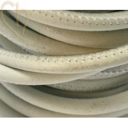 leer rond 6mm Pearlwhite