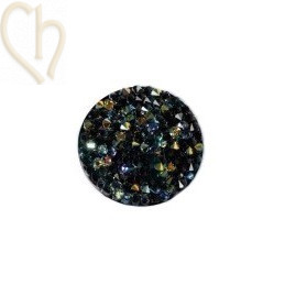 Swarovski Rocks 15mm Jet Ab