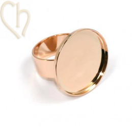 Ring disk 24mm Rose Gold