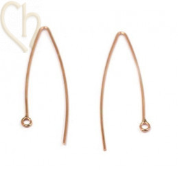 boucle d'oreille "harpon" 44mm