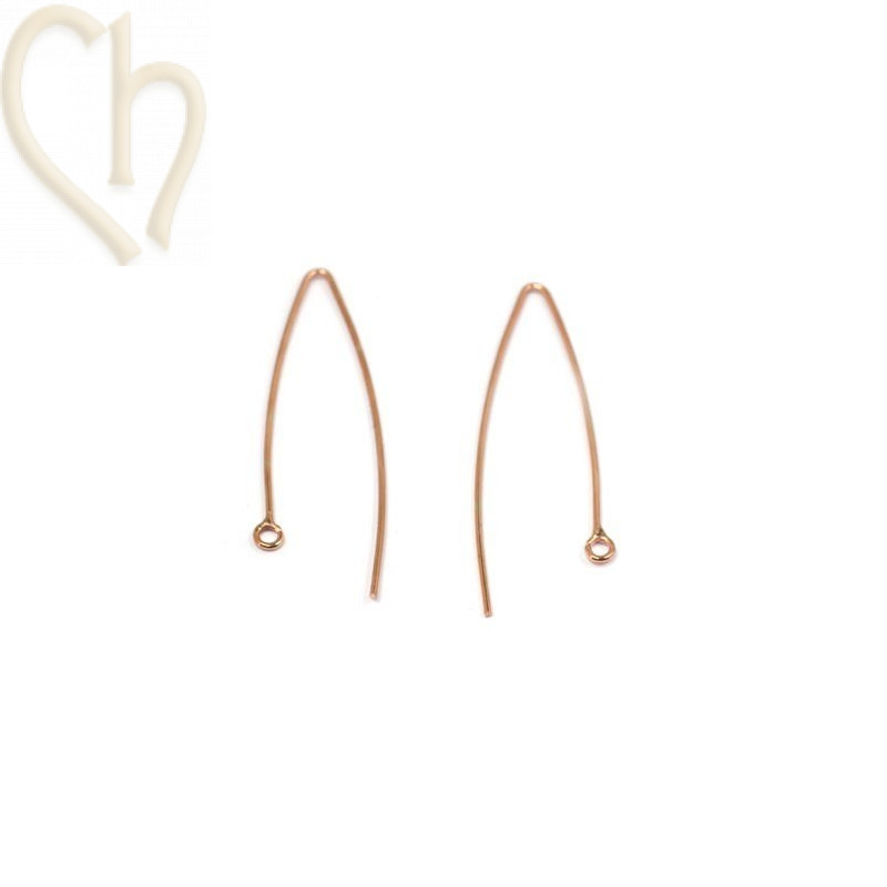 boucle d'oreille "harpon" 44mm