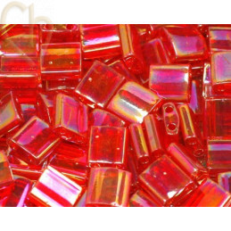 TILA BEAD Red transparent AB