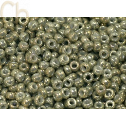 Rocaille 11/0 Miyuki Gris fumé opaque luster