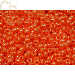 Rocaille 11/0 orange clair opaque lustré