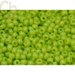Rocaille 11/0 Miyuki vert pomme opaque