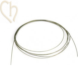 staaldraad nyloncoated 0.25mm per 1m.