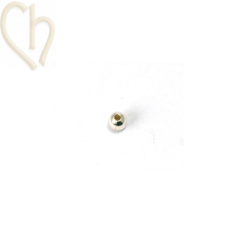 boule metal 3*2mm trou 1.3mm