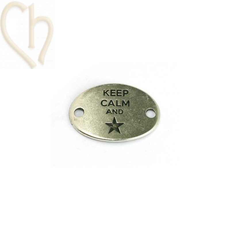 tussenstukjes oval "keepcalm" 29mm