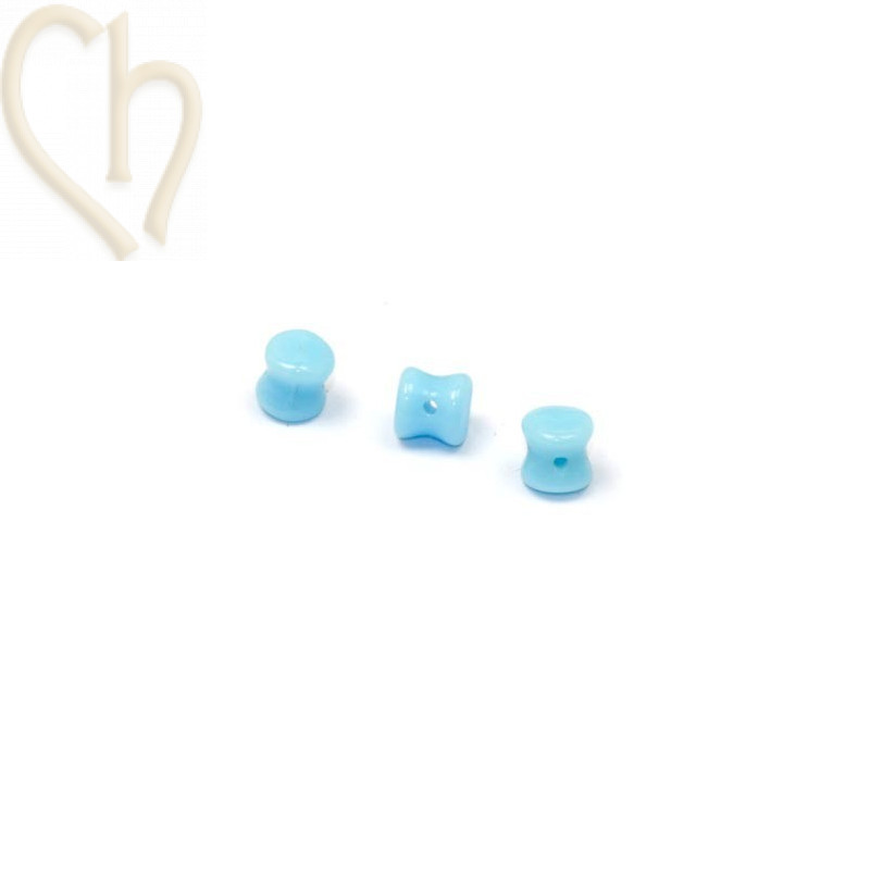 Pellet beads 4*6mm Turquoise
