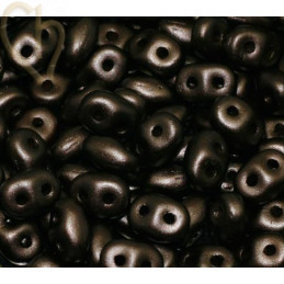 Superduo pastel dk brown/bronze