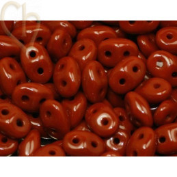 Superduo opaque chocolat