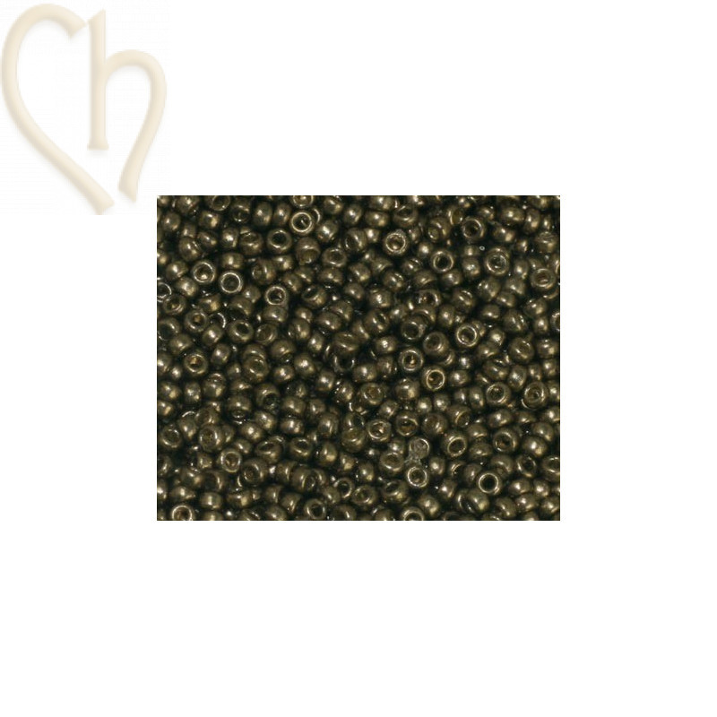 Miyuki Roc. 15/0 Duracoat Pewter 10gr.