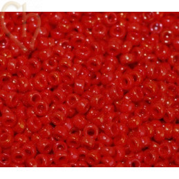 Miyuki Roc. 15/0 10gr. Red luster Opaque