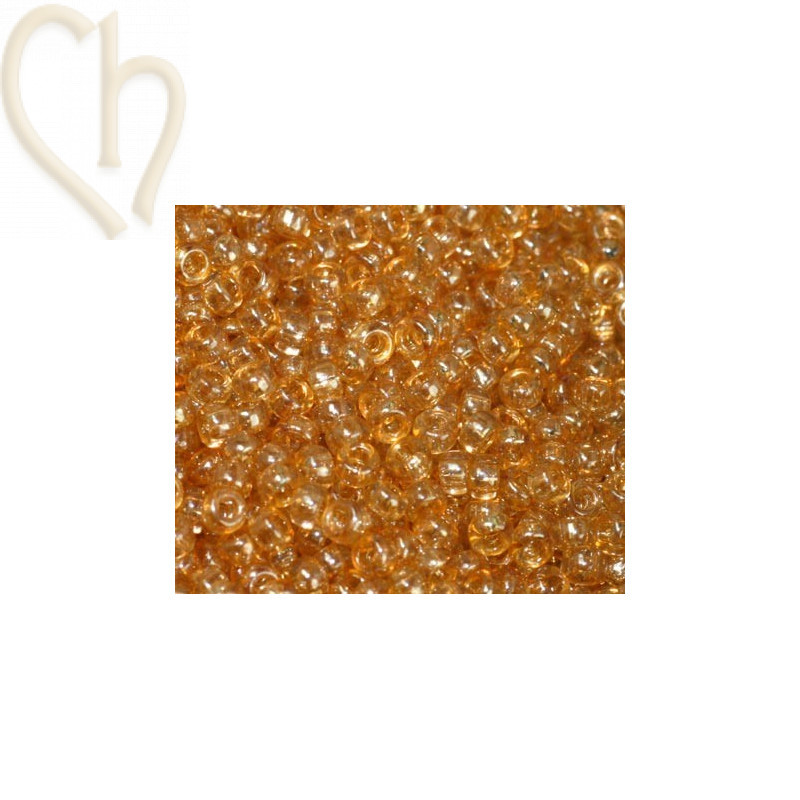 Roc. 15/0 10gr. Light Topaz Luster