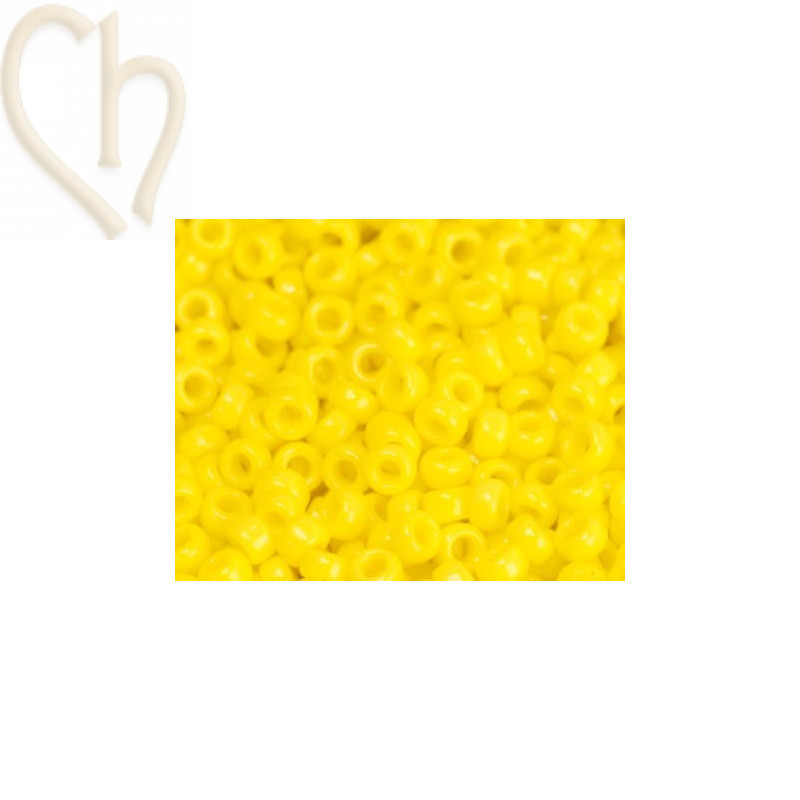 Miyuki Roc. 15/0 10 gr. jaune opaque 404